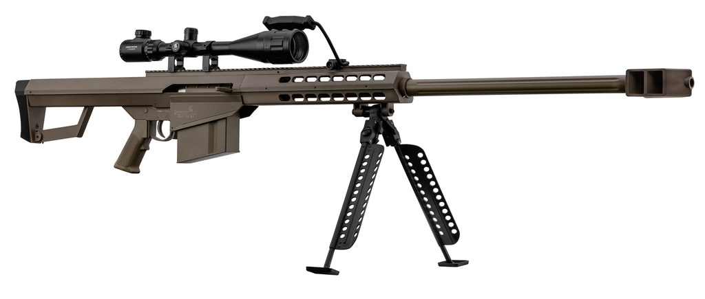 Lancer tactical - Pack Sniper LT-20 TM82 1,5J + lunette + bi-pied (Tan)