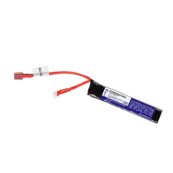 Pirate Arms - LiPo 7.4V 1100mAh 20C Stock Tube Type T-Plug 