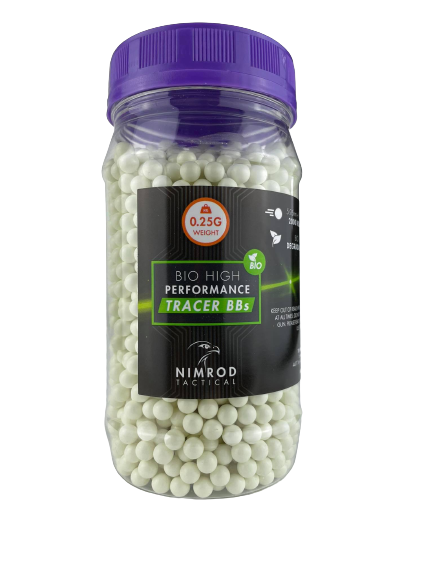 Nimrod Tactical - Billes Bio 0,25g Tracantes Vertes 2000bb