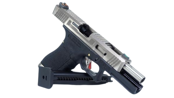 WE - G-Force 18C SV Silver Barrel Metal Version GBB