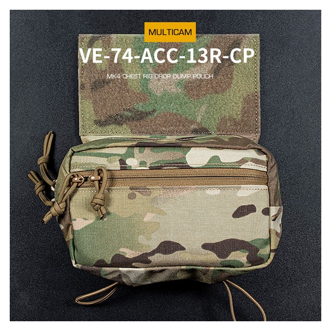 Wosport - MK4 Chest Rig Drop Dump Pouch (Multicam)