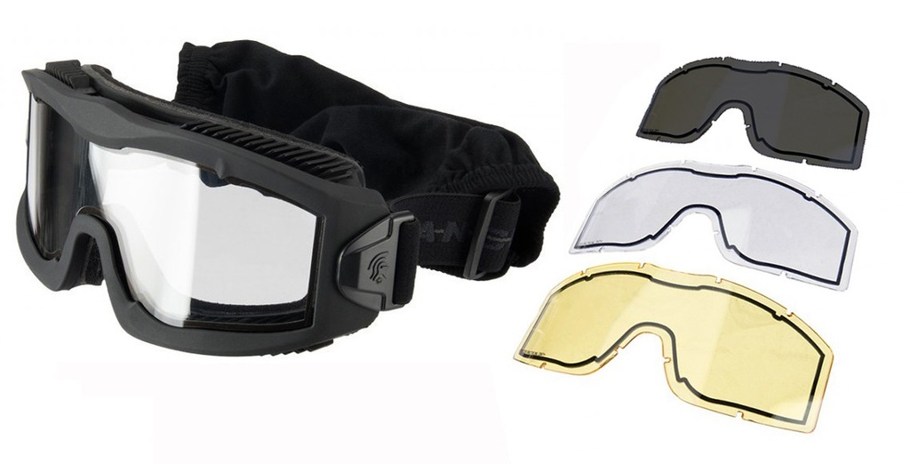 Lancer Tactical - AERO Masque de Protection (3 Verres)