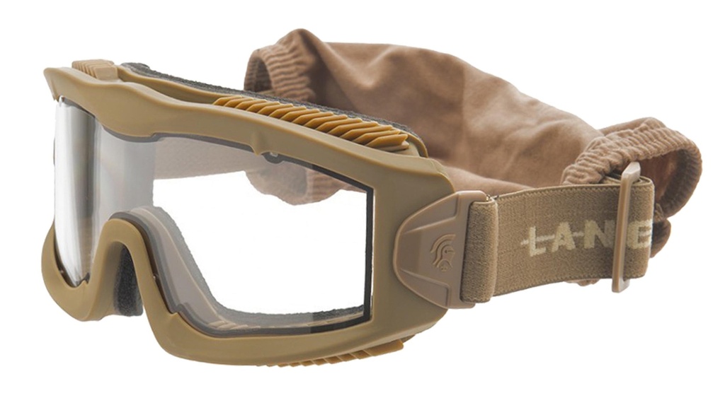 Lancer Tactical - AERO Masque de Protection (Tan - 2 Verres)