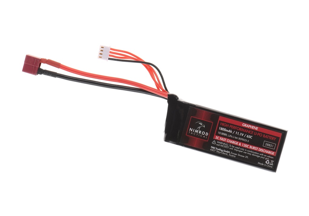 Nimrod - Lipo 11.1V 1000mAh 65C Graphene PEQ Type