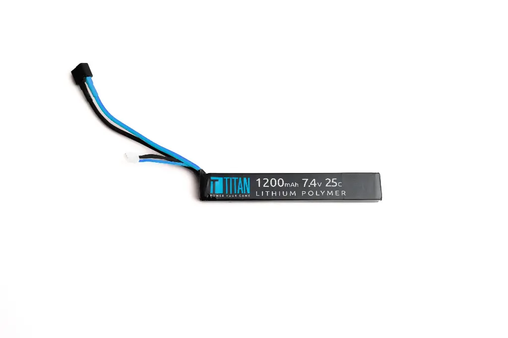 Titan Power - Batterie LiPo 1200mAh 7.4v 25C Stick Dean