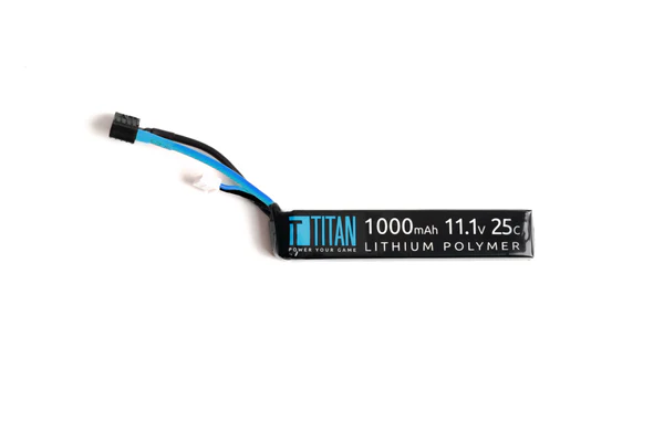 Titan Power - Batterie LiPo 1000mAh 11.1v 25C Stick Dean