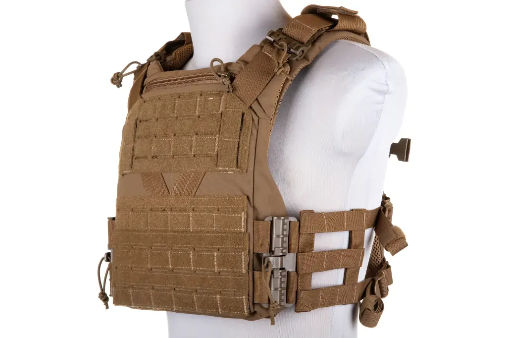 Wosport - VE-83 Plate Carrier Tactical Vest Coyote Brown