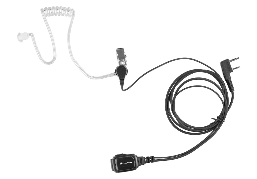 Midland - MA 31 LK Pro Security Headset Kenwood Connector