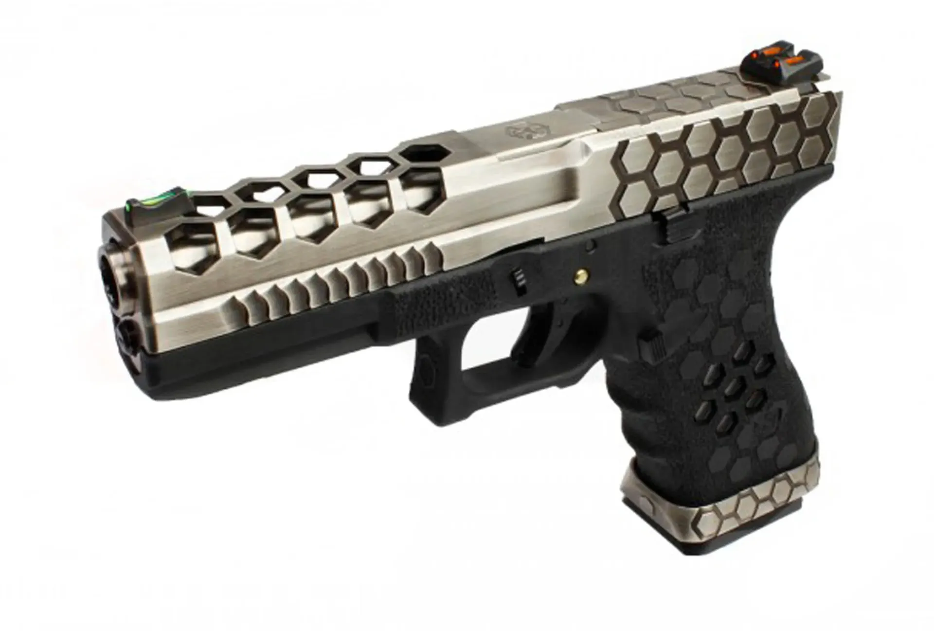 AW Custom - VX0100 Hex Cut Noir/Silver