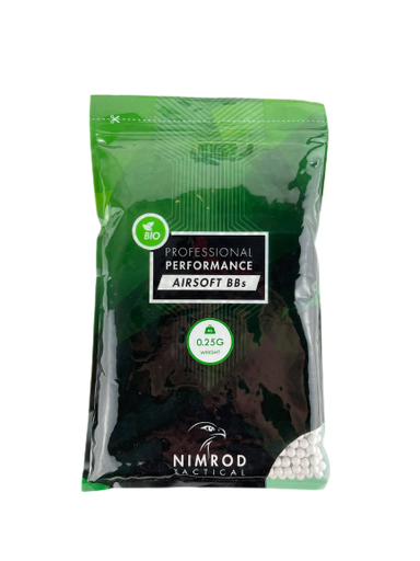 Nimrod Tactical - Billes Bio 0,25g Professional Performance 4000bb
