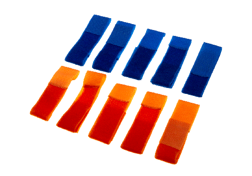 Invader Gear - Team Patch Set (Orange/Bleu)