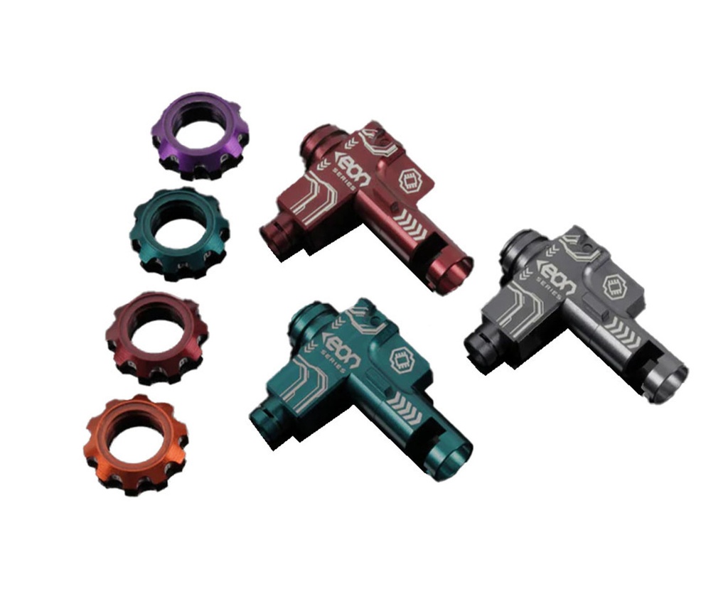 Gate - Bloc Hop Up EON CNC (Rouge/Cyan)