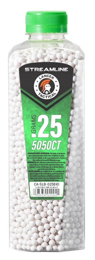 Lancer Tactical - Billes Compétition 0,25g Bio (5050 Coups)