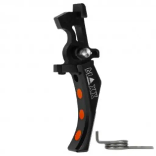 Maxx Model - CNC Aluminum Advanced Speed Trigger Style D Black