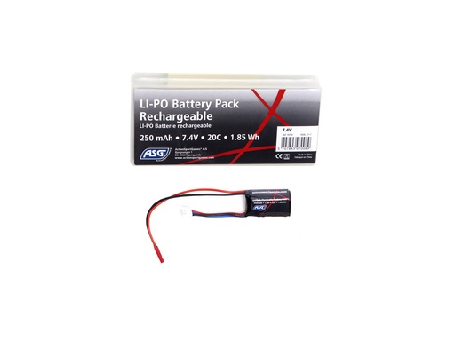 ASG - 7,4V Battery HPA 250 mAh 20C Lipo