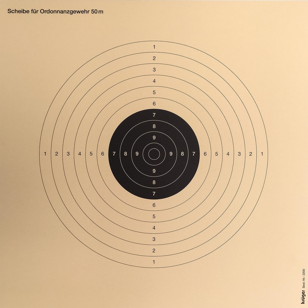 Krüger - Cible 34cm/34cm