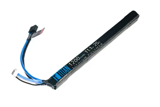 Titan Power - Batterie LiPo 1200mAh 11.1v 25C AK Style Stick Dean