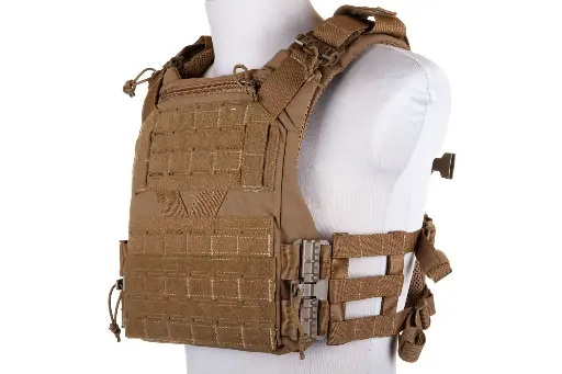 Wosport - VE-83 Plate Carrier Tactical Vest Coyote Brown