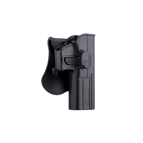 Amomax - Paddle Holster pour WE/KJW/TM Hi-Capa (Noir) - GAUCHER